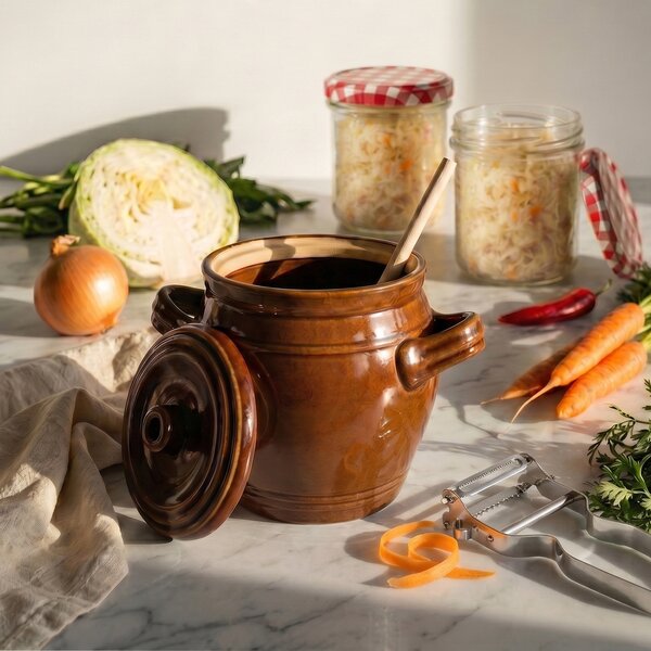 Nakladací hrniec na zeleninu pickles 1,3 l