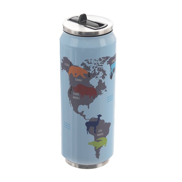 Termoska plechovka svet 0,5 l