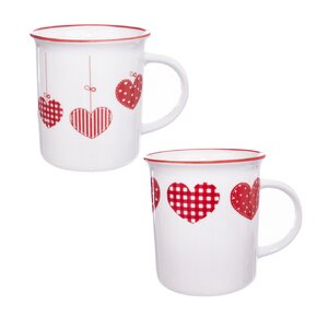 Hrnček Home Love SRDCE 0,35 l 2 ks