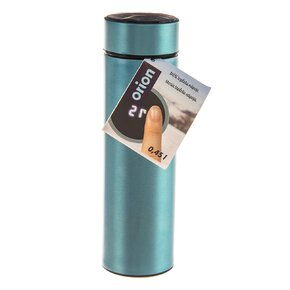 Termoska s teplomerom 0,45 l modrá