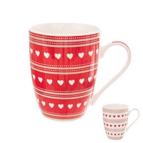 Hrnček Red Love SRDCE 0,35 l