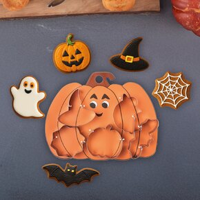 Vykrajovačky tekvica Halloween sada 5 ks