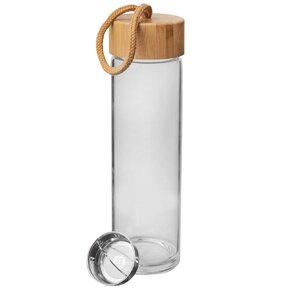 Nápojová fľaša s viečkom a sitkom 0,5 l
