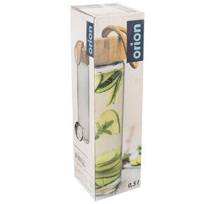 Nápojová fľaša s viečkom a sitkom 0,5 l