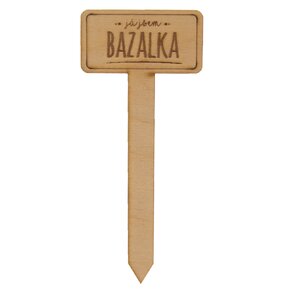 Zápich do kvetináča bazalka