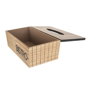 Box drevo na papierové vreckovky Bistro