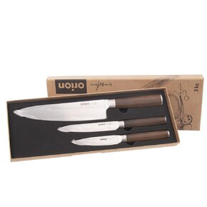 Kuchynský nôž WOODEN sada 3 ks